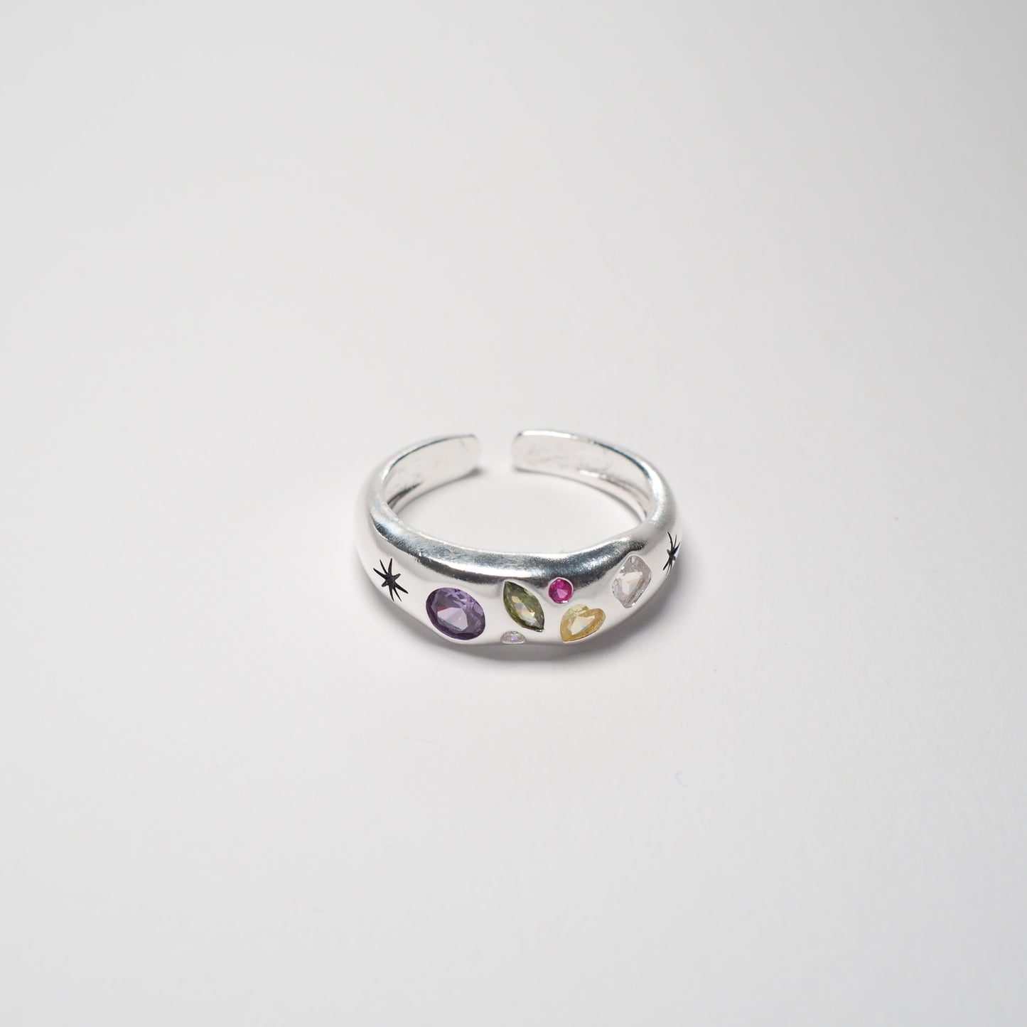 CUTE GEMS RING | 925 Sterling Silber