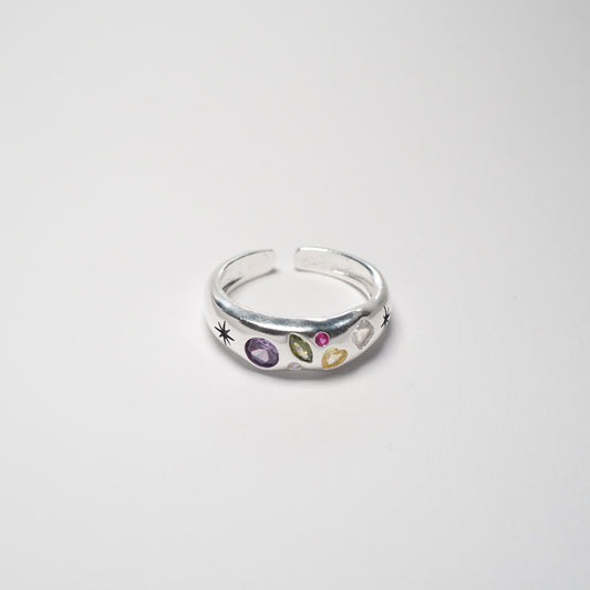CUTE GEMS RING | 925 Sterling Silber