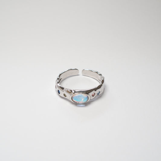 COLORFUL GEM RING | 925 Sterling Silber