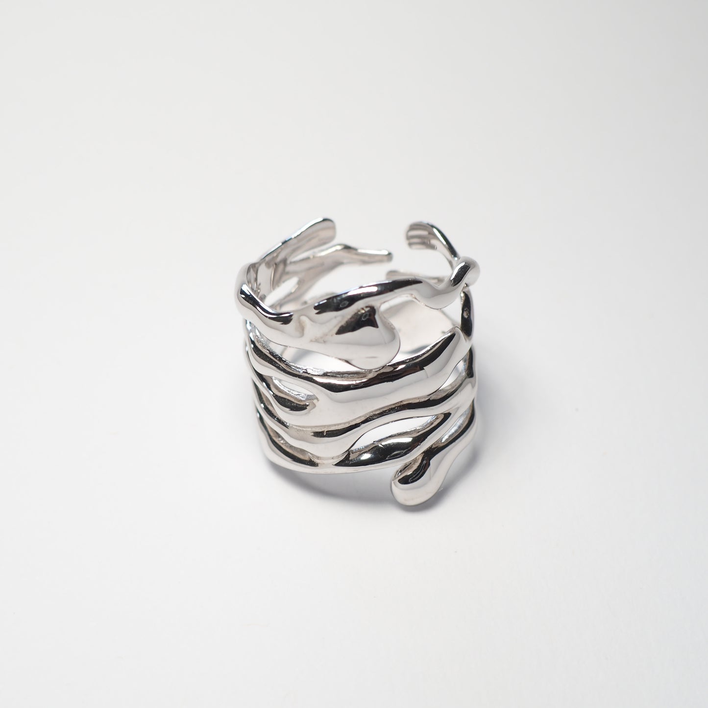 FLOWING LAVA RING | 925 Sterling Silber