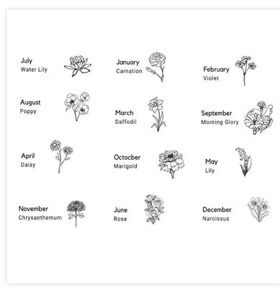 GEBURTSBLUMEN II HALSKETTE