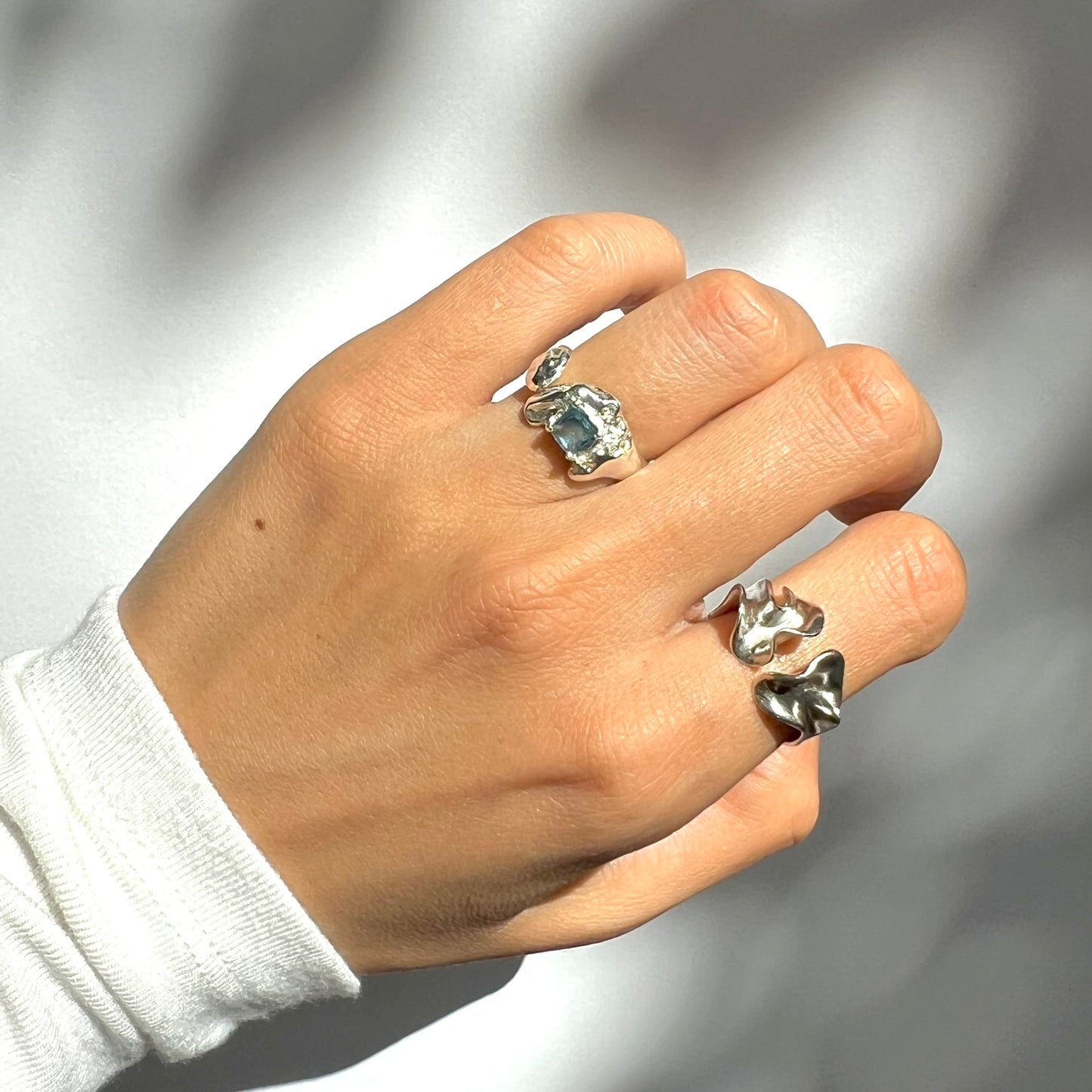 CURLY RING | 925 Sterling Silber