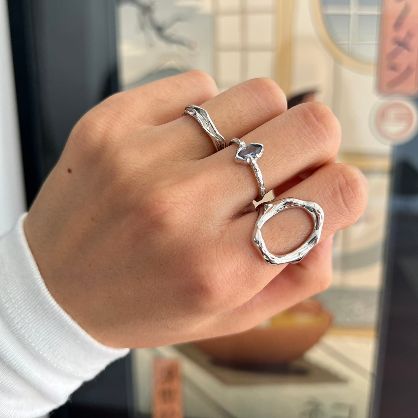 DAINTY GEM RING | 925 Sterling Silber