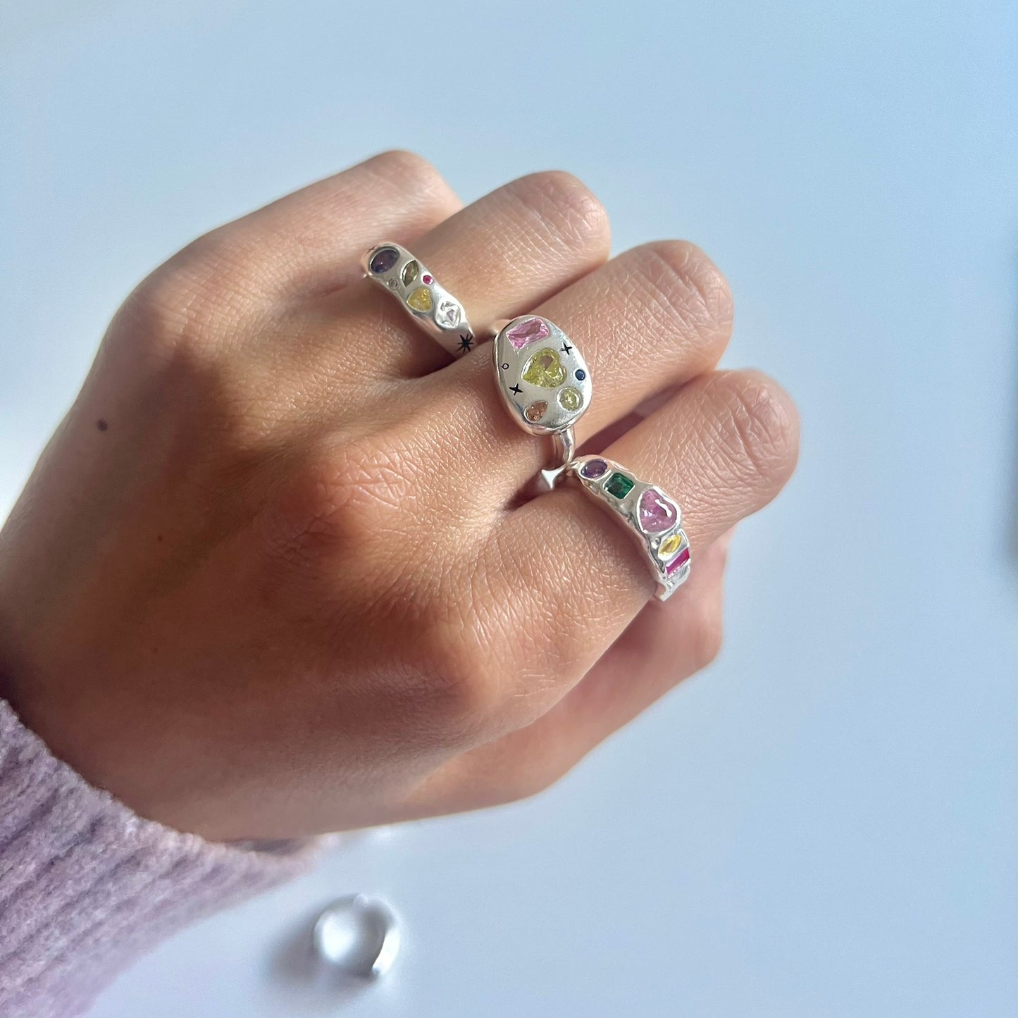 CUTE GEMS RING | 925 Sterling Silber