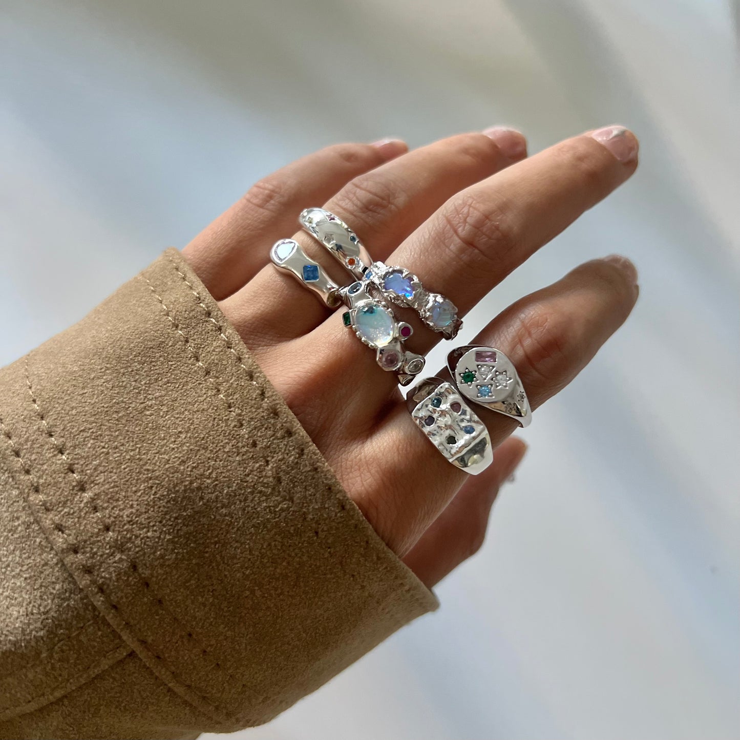 BLUES RING | 925 Sterling Silber