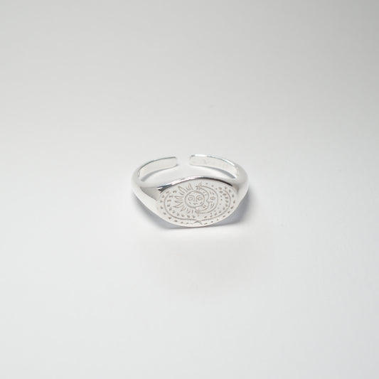SUN AND MOON RING | 925 Sterling Silber