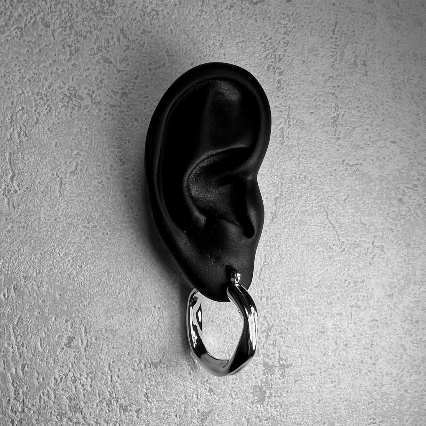 SILBER LANA IRREGULAR HOOPS