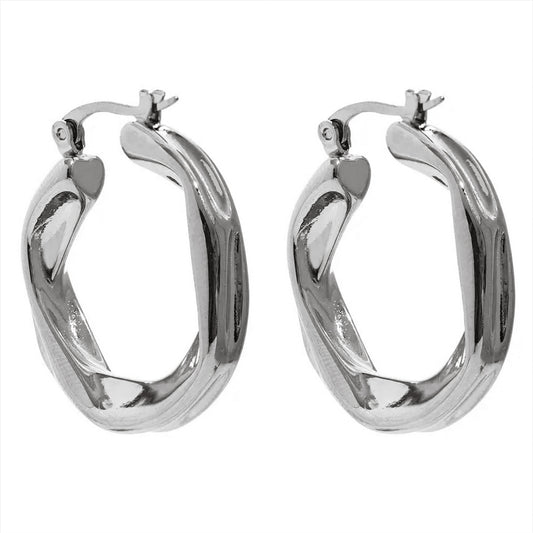 SILBER LANA IRREGULAR HOOPS