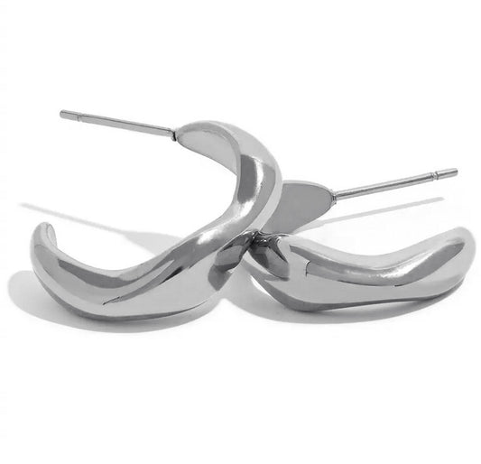 SILBER MAEVE HOOPS