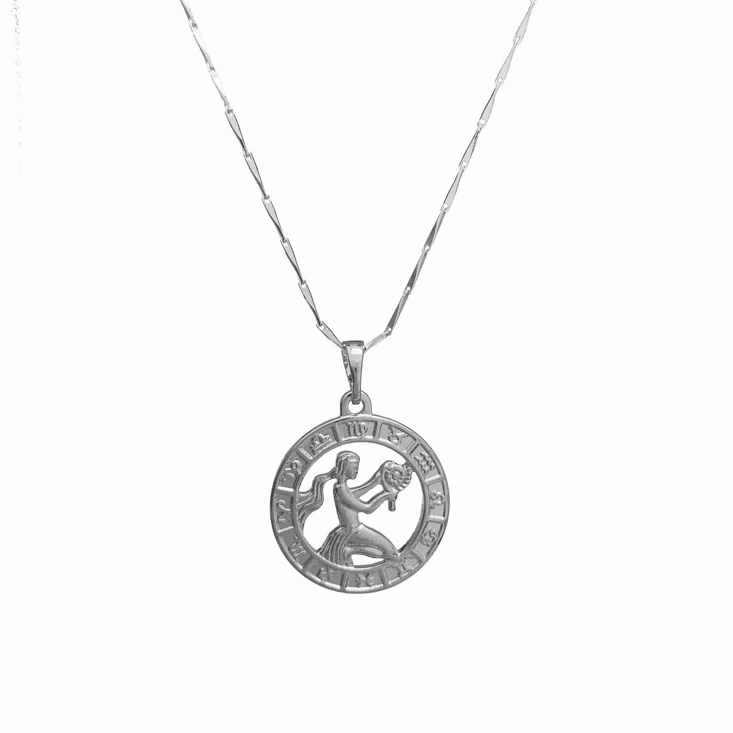 SILVER ZODIAC SIGNS NECKLACE
