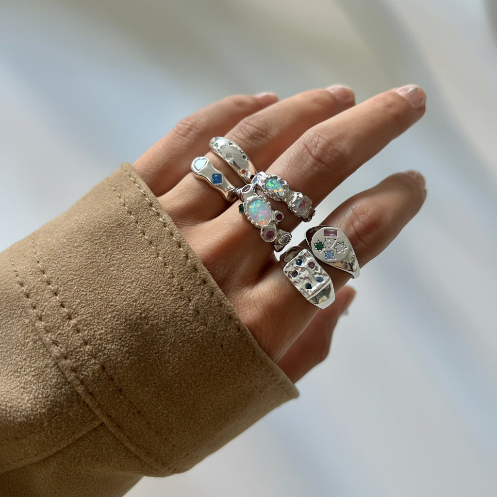 AQUARIUM RING | 925 Sterling Silber