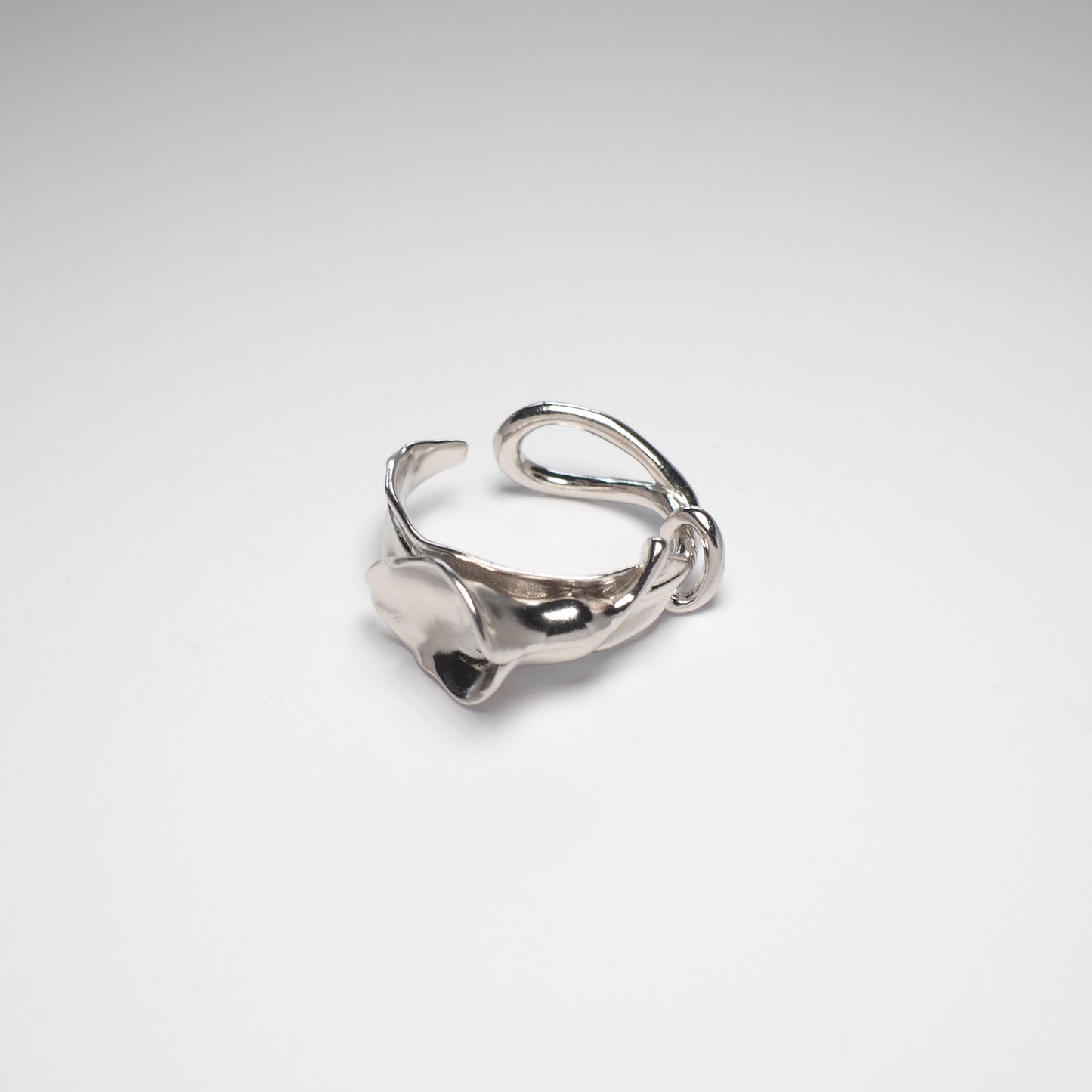 LIQUID TULIP RING | 925 Sterling Silber