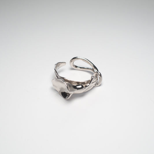 LIQUID TULIP RING | 925 Sterling Silber