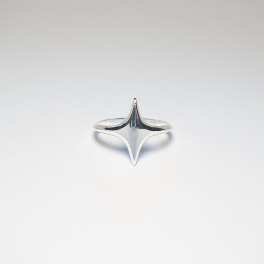 4-POINTED STAR RING | 925 Sterling Silber