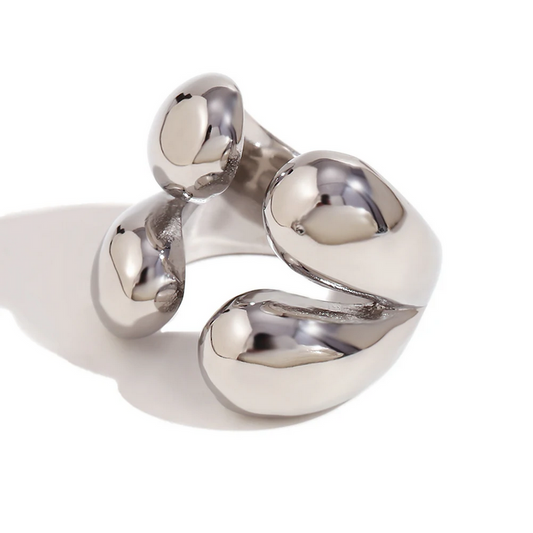 SILBER BOOP RING