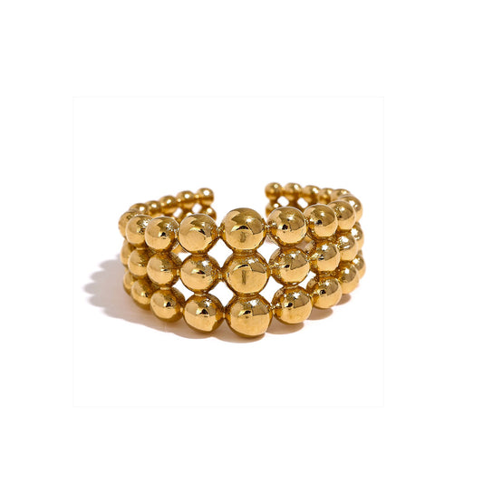 BEAD RING | GOLD