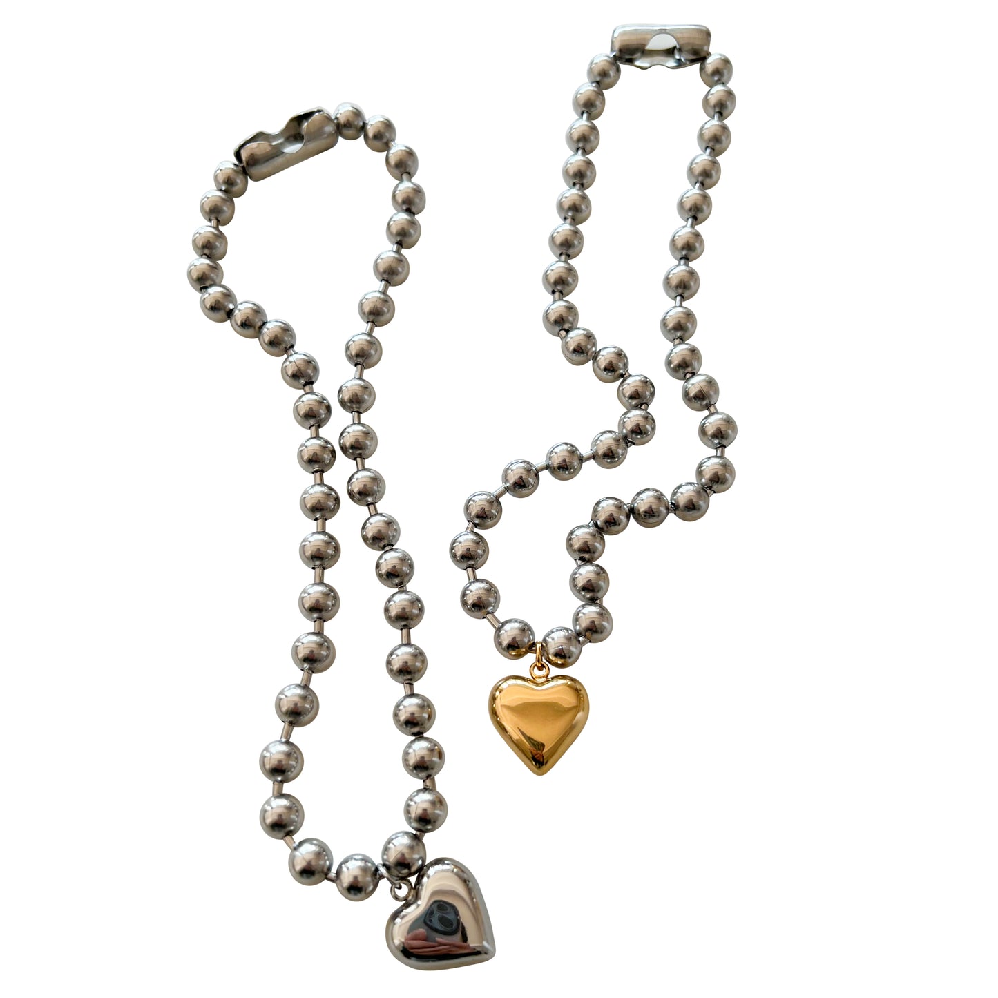 CHAINED HEARTS NECKLACE