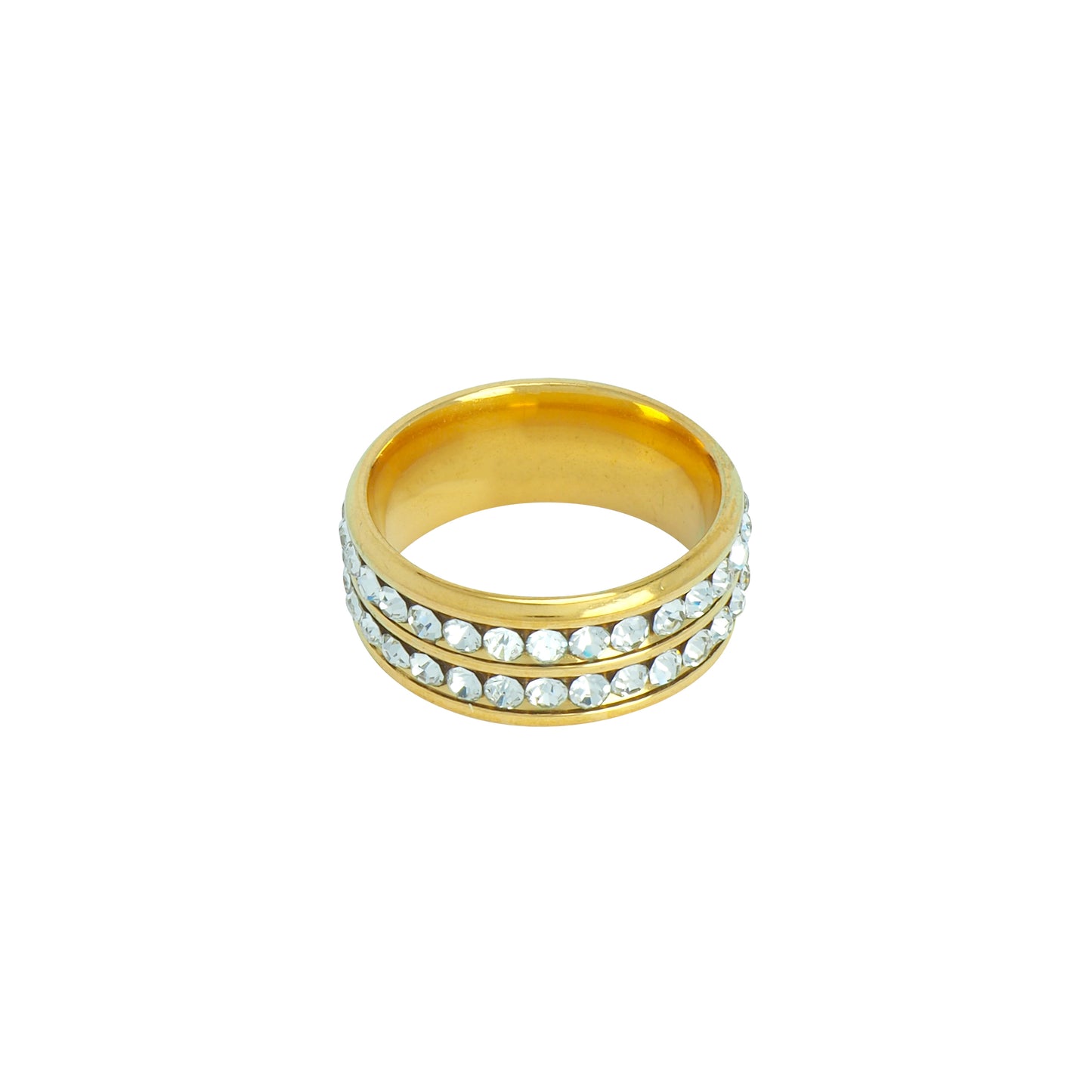 DOUBLE PAVE RING