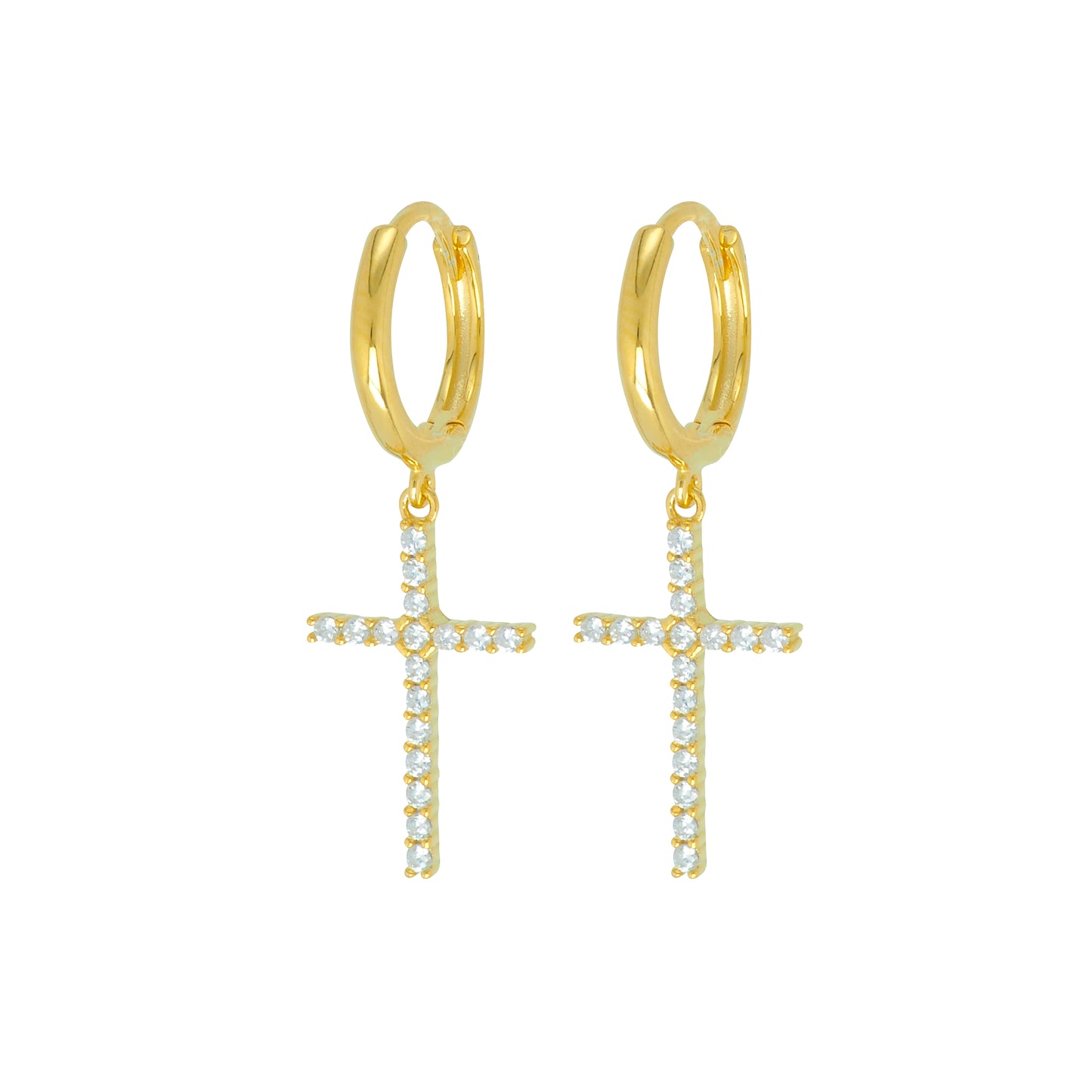 PAVE CROSS HOOPS